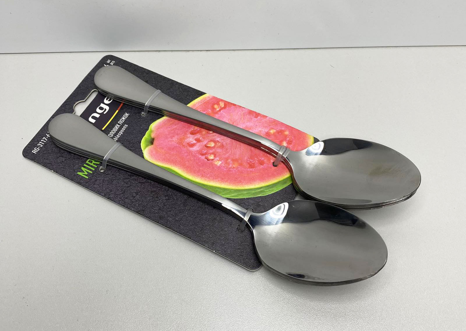 Ложка столовая металлическая Mira, 6шт/уп. (RG-3117-6/2) RINGEL - фото 3