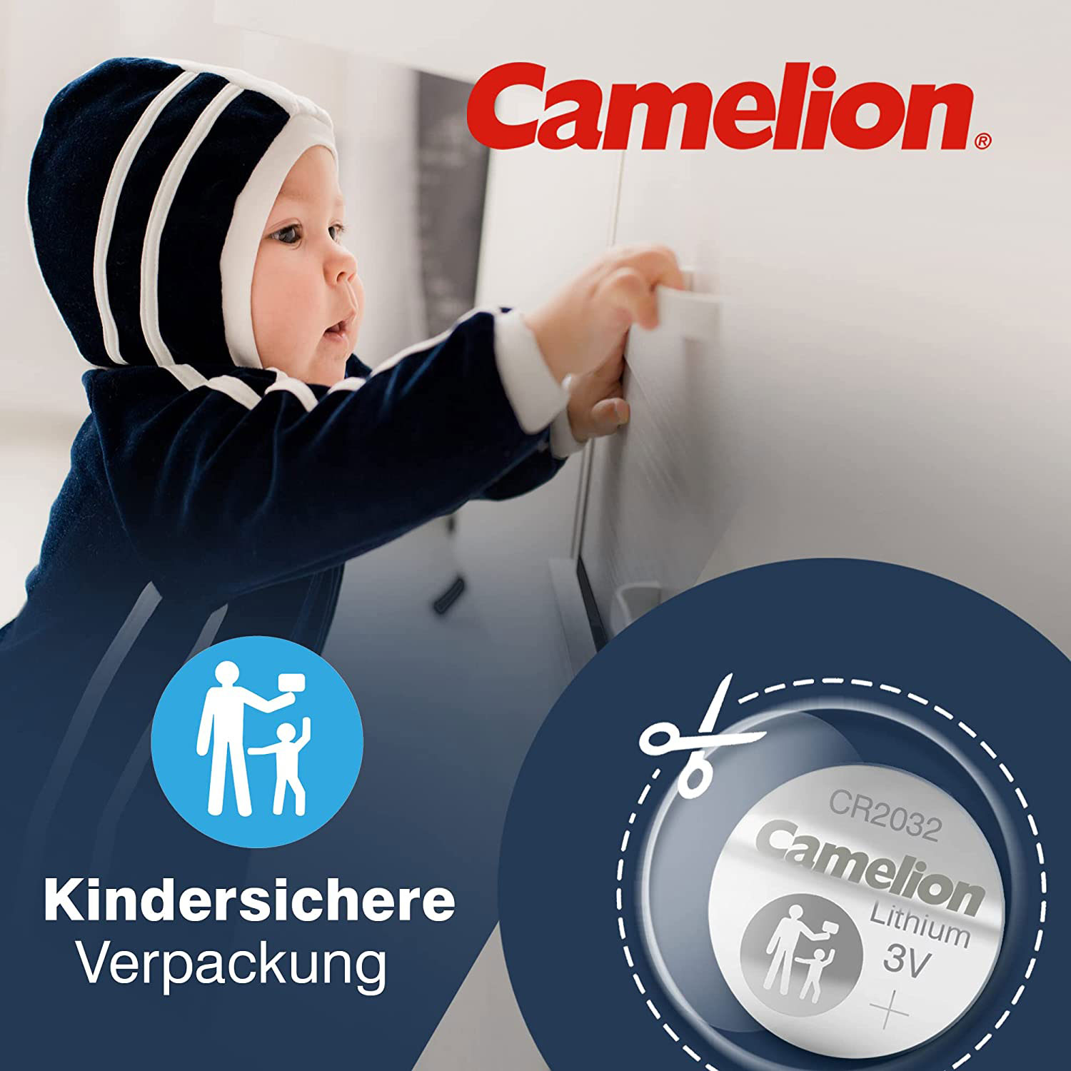 Батарейка CR2032-BP5 Lithium, 3v, 5шт./уп. Camelion - фото 4