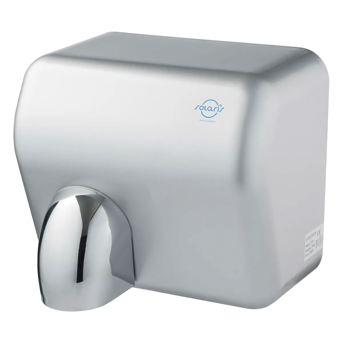 Электросушилка для рук ZG912-G, 2300Вт., 265*203*230мм., нержавеющая сталь, матов. ZG - фото 1