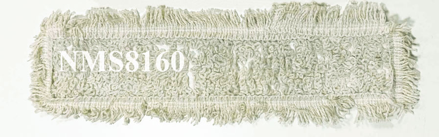 Насадка МОП для швабри плоска 60*12см., бавовняна, петельна, з кишенями (NMS8160) Турція - фото 2