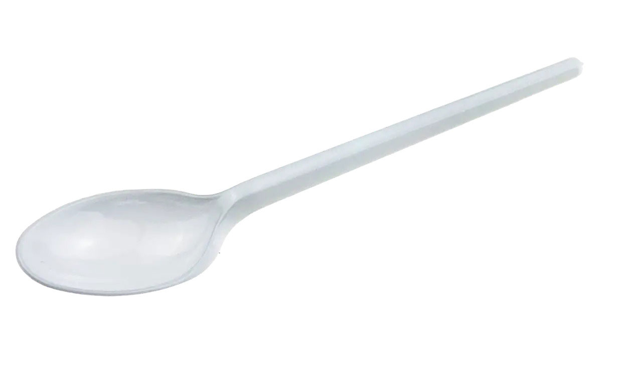 Ложка кофейная пластиковая 13см., 100шт./уп. Украина - фото 2
