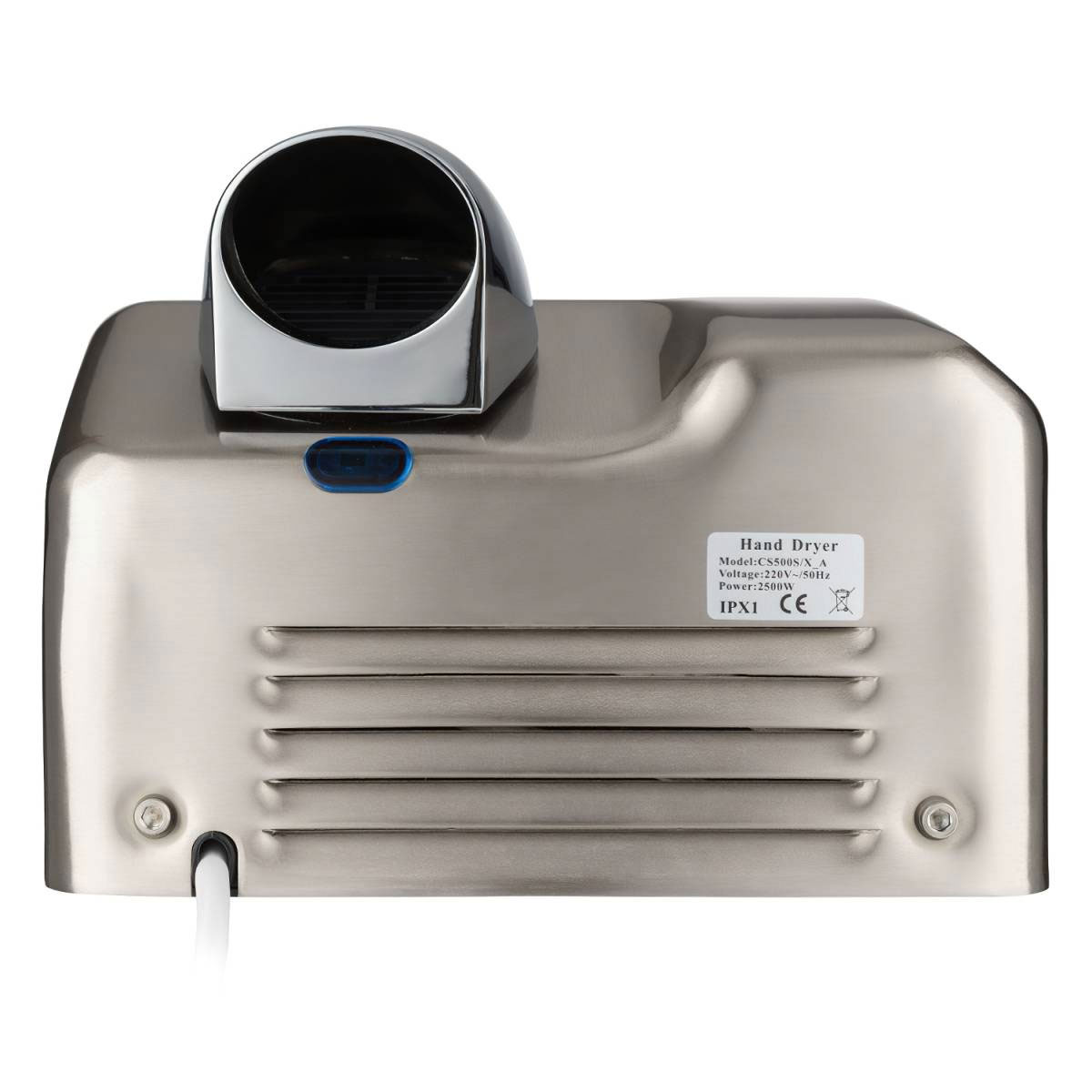 Электросушилка для рук ZG912-S, 2300Вт., 265*203*230мм., нержавеющая сталь, глянц. ZG - фото 2