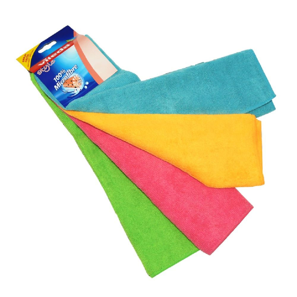 Серветка мікрофібра Microfibre Colors XL, 36*34см., 4шт/уп., асорті Vileda - фото 3