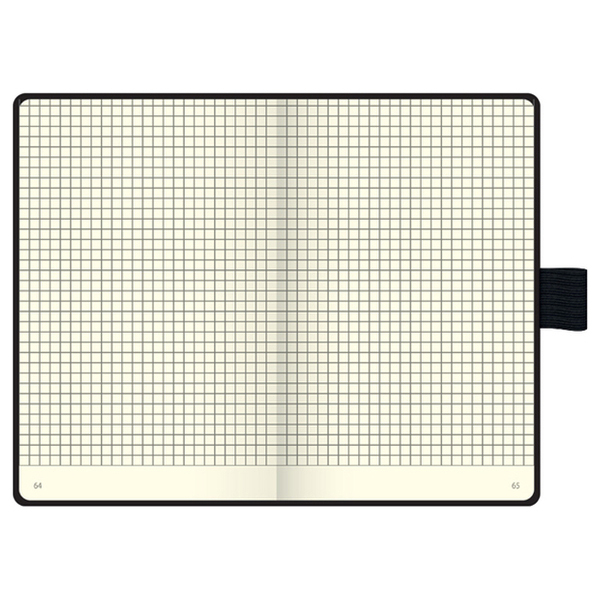 Книга записная А6 Компаньйон, клетка, черн. Brunnen - фото 1