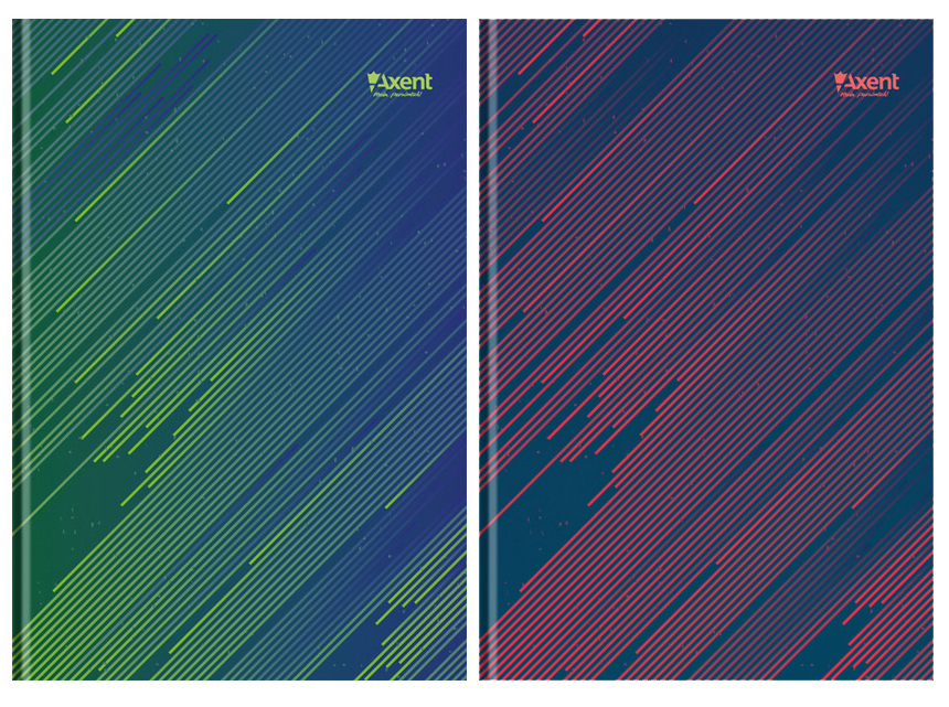 Книга учета 192л. твердый переплет, офсет, кл., зелен. Axent - фото 2