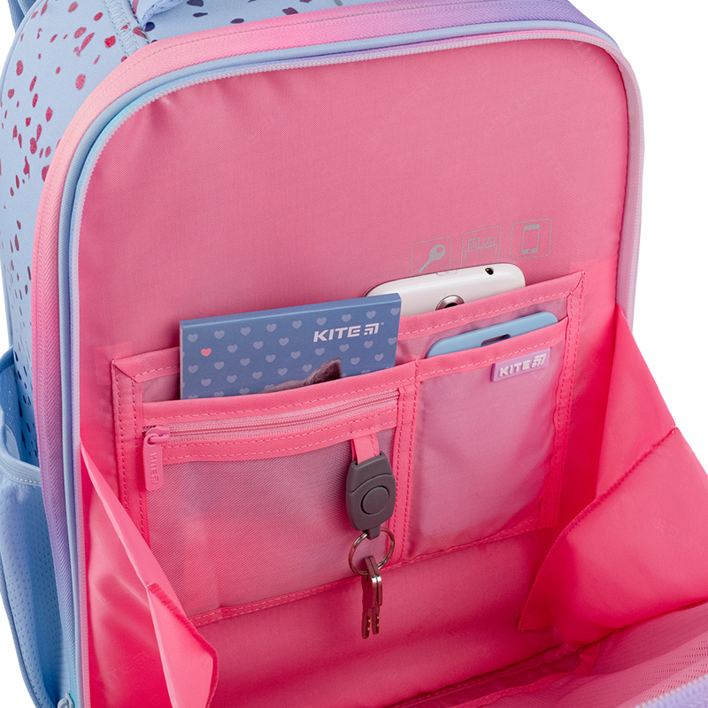 Рюкзак Kite Education каркасный 531 Shiny Kite - фото 11