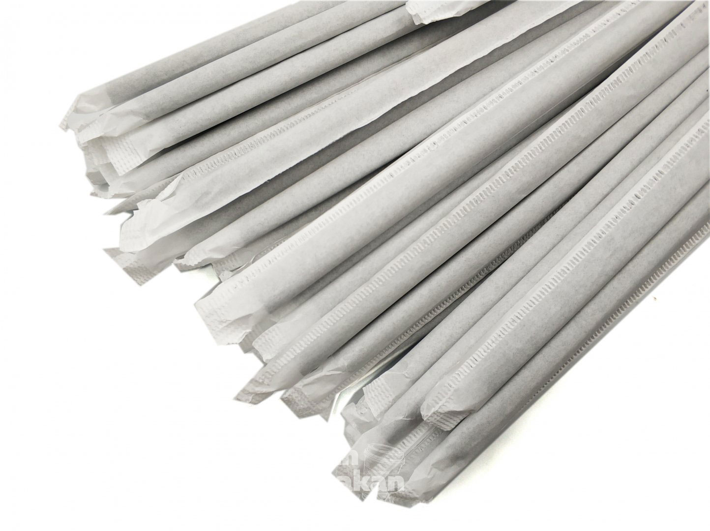 Трубочки прямые 21см., d6,8мм., в индивидуальной бумажной упаковке, 200шт., черн. Украина - фото 2