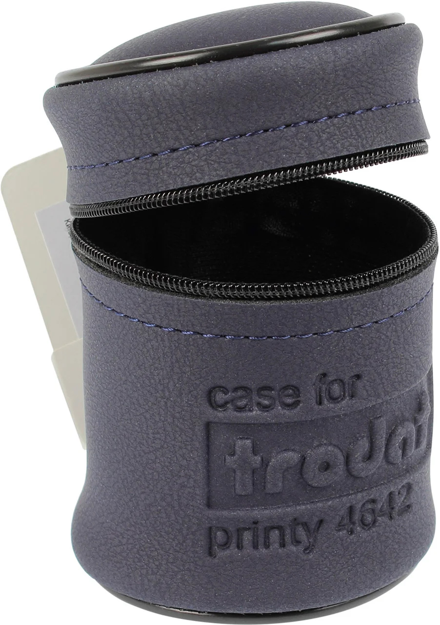 Футляр для оснастки 46040/4642, малий, круглий, чорн. Trodat - фото 1