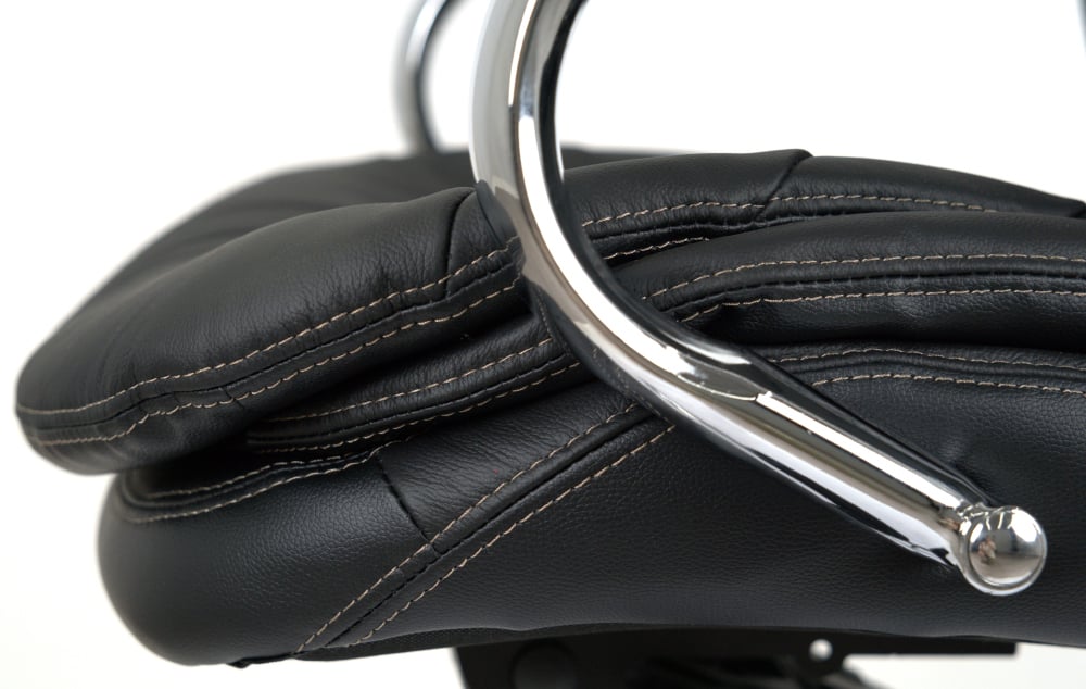 Кресло Валенсия Soft CH MB (Кожа LC-A) черный АКЛАС - фото 2