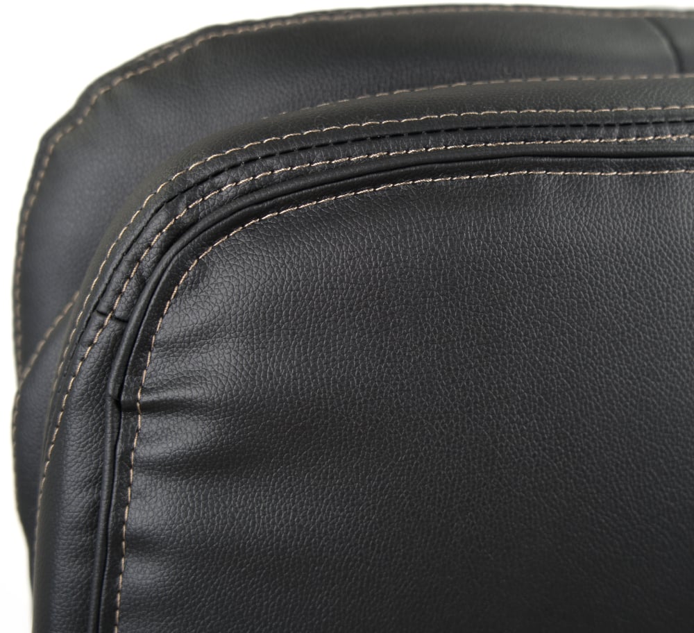 Кресло Валенсия Soft CH MB (Кожа LC-A) черный АКЛАС - фото 3