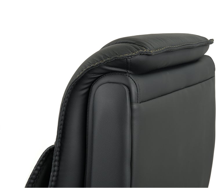 Кресло Галахад EX RL (Кожа LC-A) черный АКЛАС - фото 8