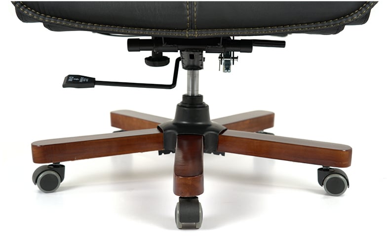 Кресло Галахад EX RL (Кожа LC-A) черный АКЛАС - фото 9