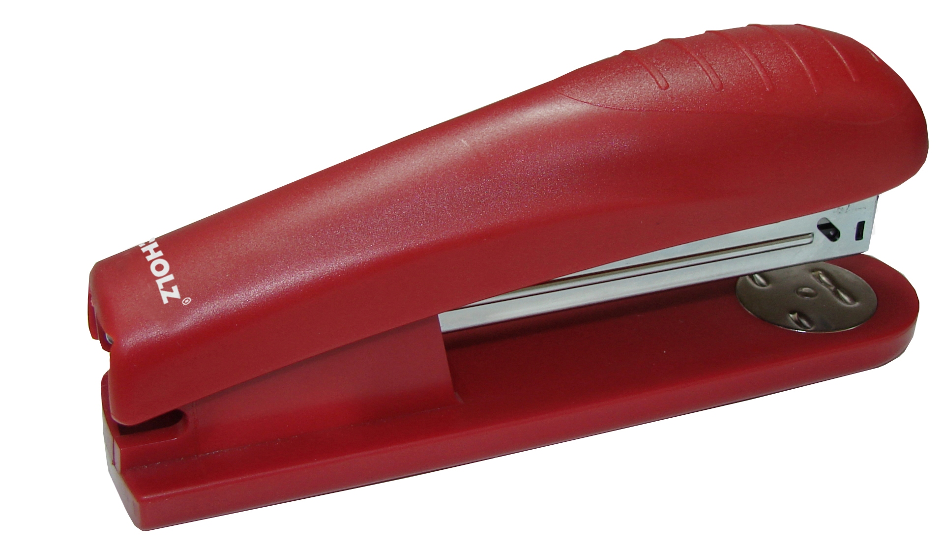 Степлер 24/6, 30арк., пластик., черв. Scholz - фото 3