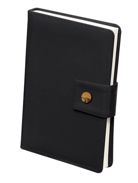 Ежедневник не датированный DREAM, 150*210мм., 144л., кож.зам., линейка, черн. BuroMax - фото 1