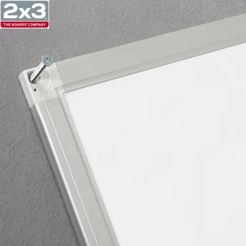 Доска белая магнитная сухостираемая EcoBoard TSA34/C 30*40см., алюминиевая рамка, лакир. поверхн. 2x3 - фото 4