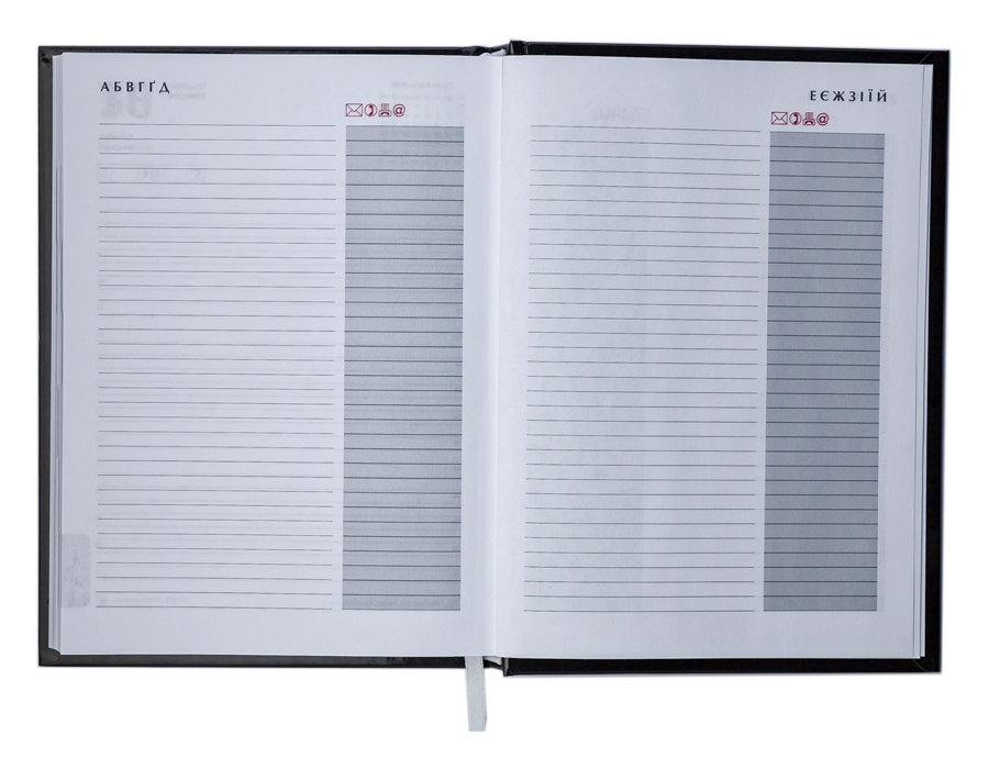 Ежедневник не датированный Expert, 150*205мм., 144л., бумвинил, линейка, син. BuroMax - фото 2