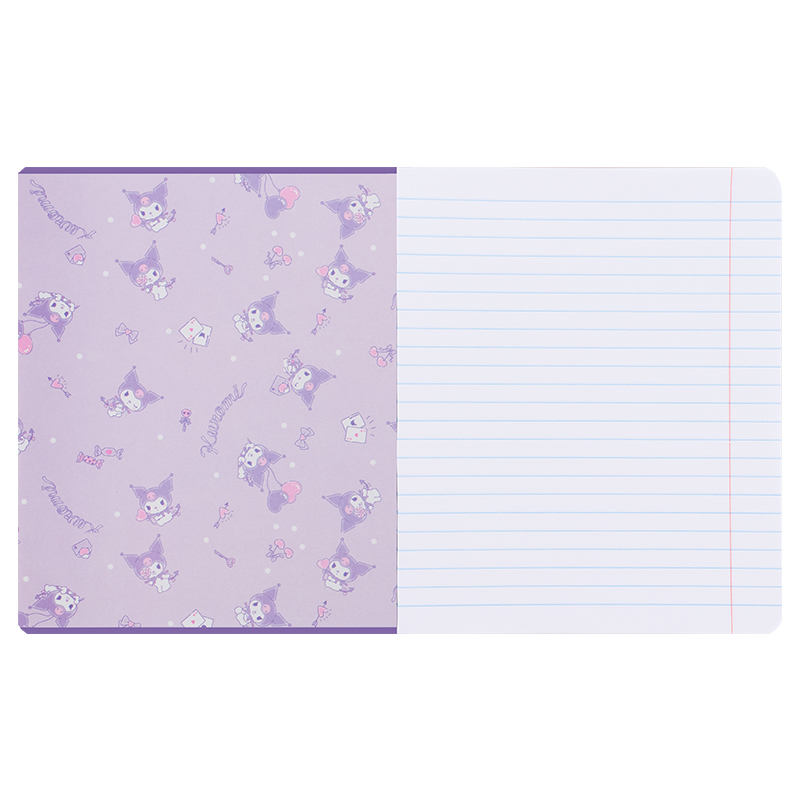 Тетрадь 12 лист., лин., УФ лак + глитер, Hello Kitty-2 (HK25-234-2) Kite - фото 2