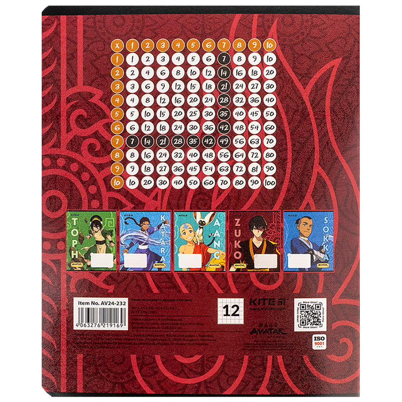 Тетрадь 12 лист., кл., гибр. лак + УФ лак, Avatar (AV24-232) Kite - фото 14