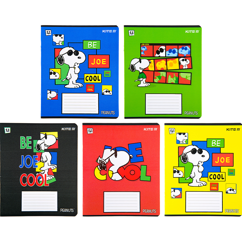 Зошит 12 арк., лін., гібр. лак + УФ лак, SN (SN22-234) Kite - фото 1