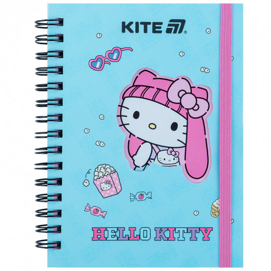 Блокнот вырубка, на спирали, 80 лист., А6 Hello Kitty-1 (HK25-229-1) Kite - фото 1