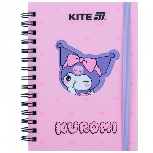 Блокнот вирубка, на спіралі, 80 арк., А6 Hello Kitty-2 (HK25-229-2) Kite - фото 1