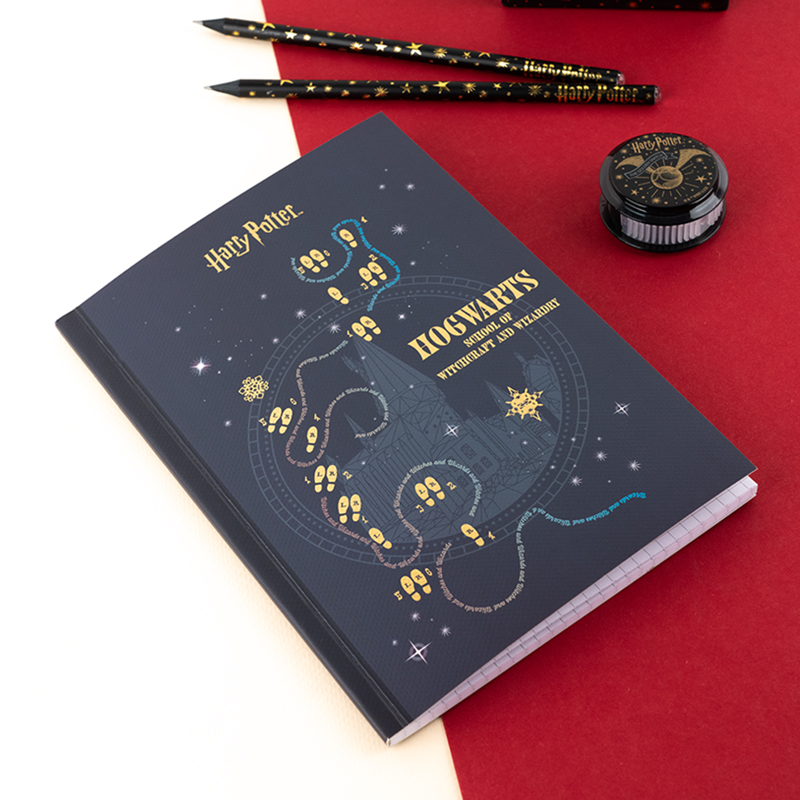 Блокнот мягкая обложка, А5, 40 лист., кл, Harry Potter (HP24-091) Kite - фото 1