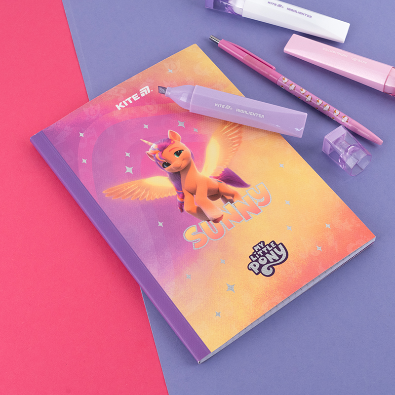 Блокнот мягкая обложка, А5, 40 лист., кл, Little Pony (LP24-091) Kite - фото 1