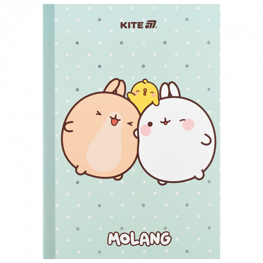 Блокнот мягкая обложка, А5, 40 лист., кл, Molang (ML24-091) Kite - фото 1