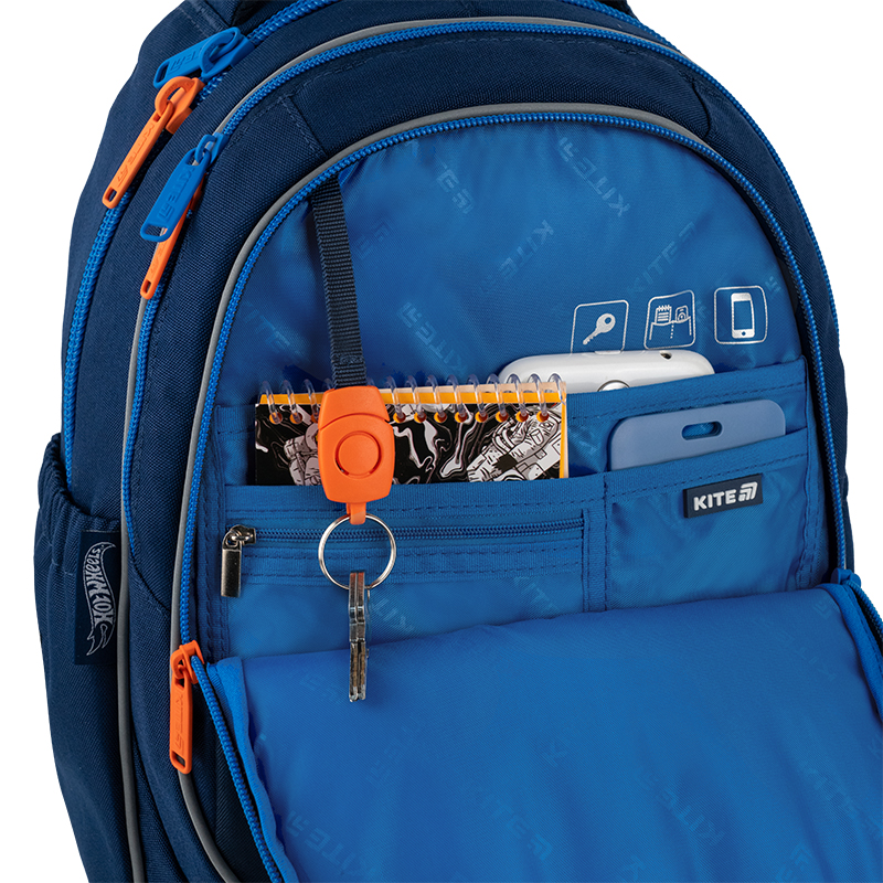 Рюкзак Kite Education 724 Hot Wheels Kite - фото 11