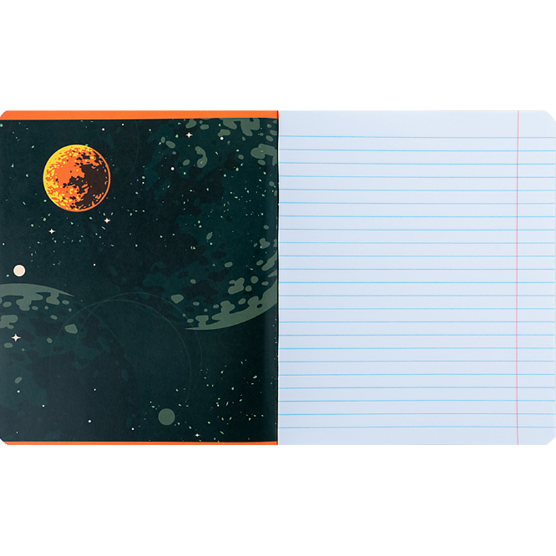 Зошит 12 арк., лін., гібр. лак + УФ лак, NASA (NS24-234) Kite - фото 5