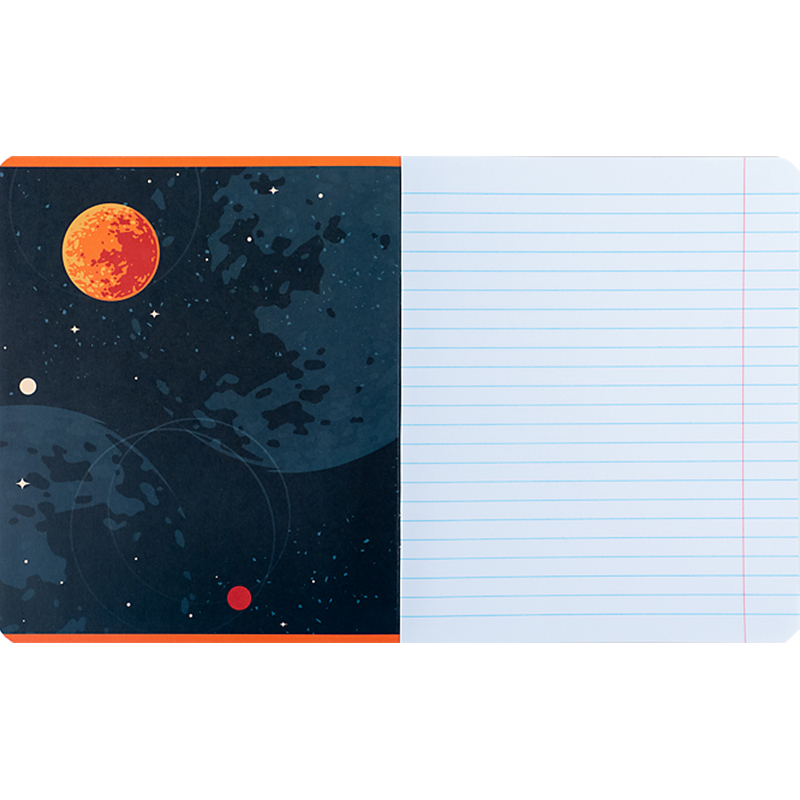 Зошит 12 арк., лін., гібр. лак + УФ лак, NASA (NS24-234) Kite - фото 8