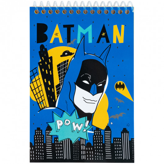 Блокнот пластиковая обложка на спирали, 48 лист., А6 DC Comics (DC25-196) Kite - фото 1