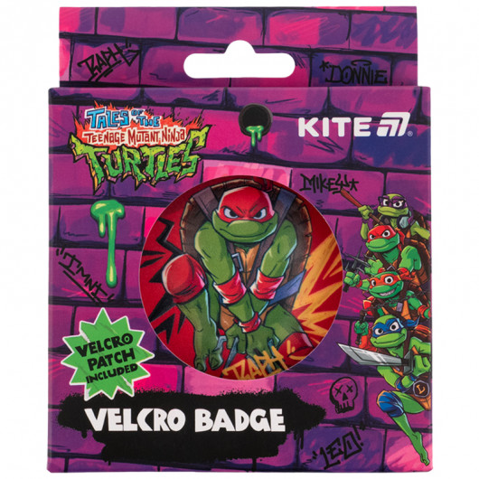 Бейдж на липучке 3011 Ninja Turtles Kite - фото 1