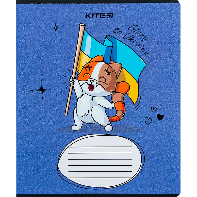 Зошит 12 арк., лін., гібр. лак + УФ лак, Хоробрі тварини (K24-234-2) Kite - фото 7