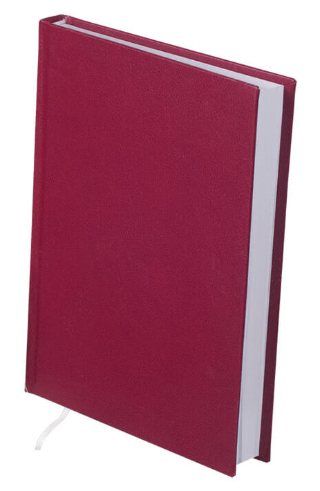 Ежедневник не датированный STRONG, 150*205мм., 144л., бумвинил, линейка, бордо BuroMax - фото 3