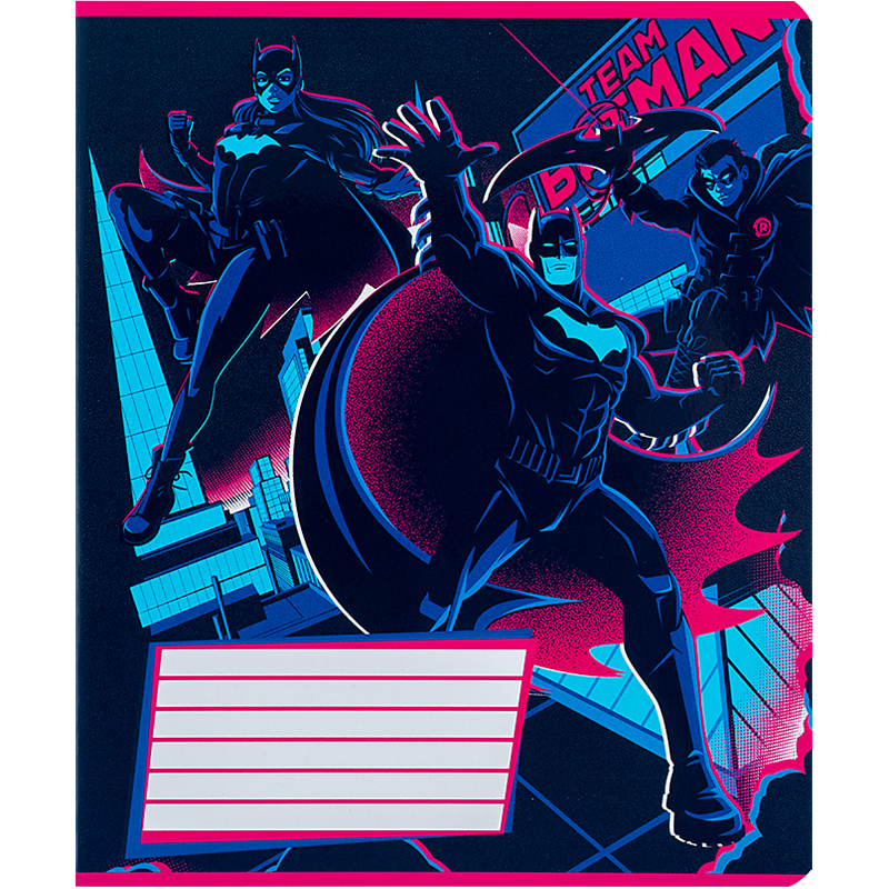 Зошит 18 арк., лін., гібр. лак + УФ лак, DC Comics (DC24-237) Kite - фото 7