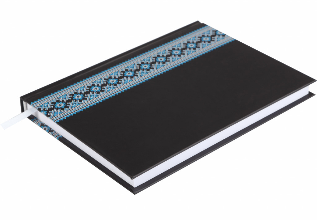 Щоденник не датований UKRAINE, (150*205мм.), 144арк., бумвініл, лінійка чорн. BuroMax - фото 2