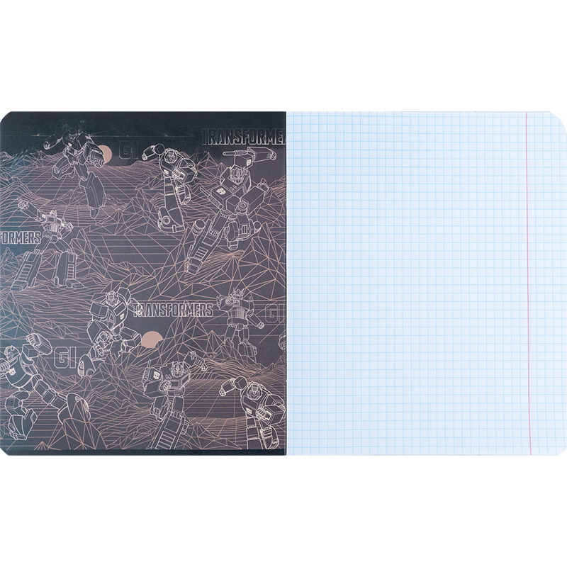 Зошит 18 арк., кл., гібр. лак + УФ лак, Transformers (TF24-236) Kite - фото 7