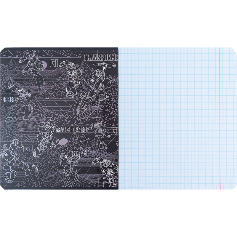 Зошит 18 арк., кл., гібр. лак + УФ лак, Transformers (TF24-236) Kite - фото 10