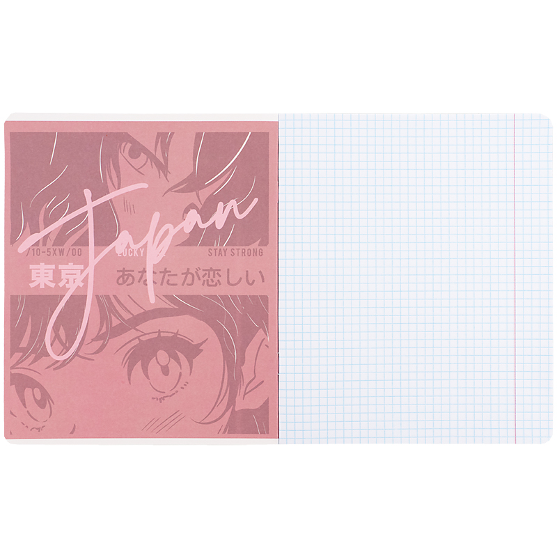 Тетрадь 18 лист., кл., гибр. лак + УФ лак, Kite Anime (K25-236-1) Kite - фото 2