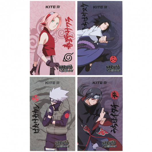 Блокнот-планшет, A6, 50 лист., безлин. Naruto Shippuden (NR23-195) Kite - фото 1