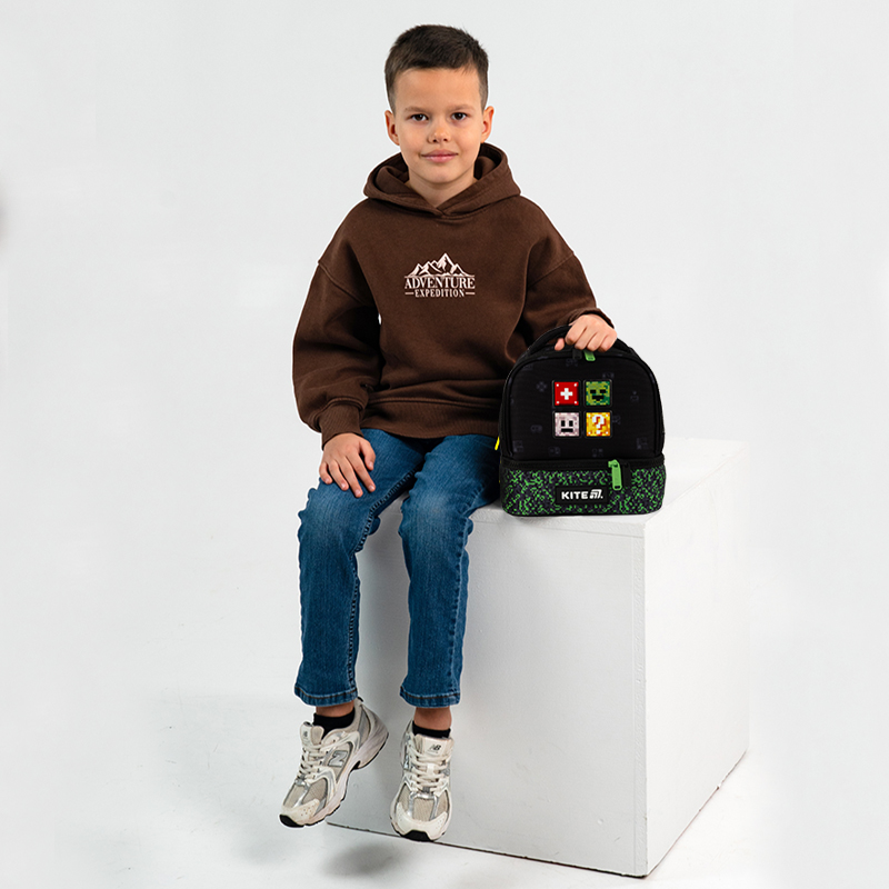 Сумка для ланчу 2708-1 чорн. Kite - фото 6