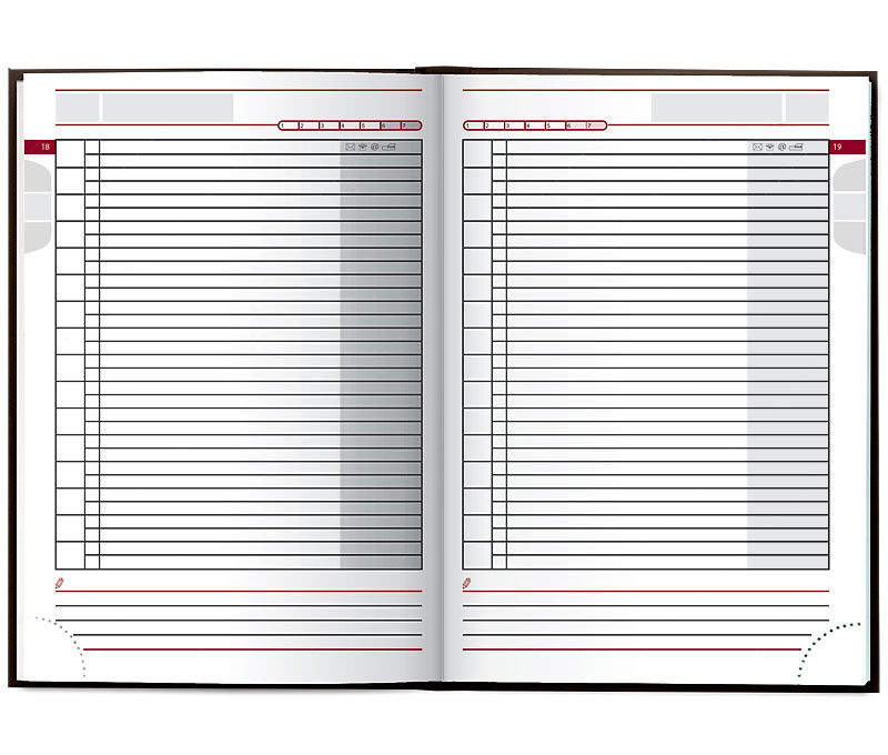 Ежедневник недатированный Агенда Torino, коричн. Brunnen - фото 1