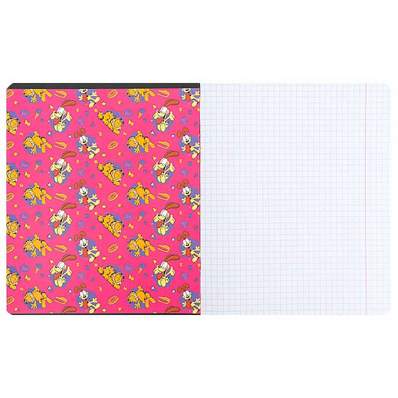 Зошит 18 арк., кл., софт тач + УФ лак, Garfield (GF24-236) Kite - фото 7