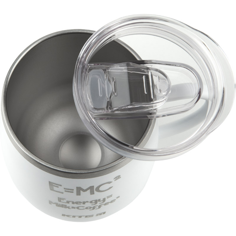 Термокружка 360 мл, біла Energy Milk Coffee (K22-378-03-2) Kite - фото 1