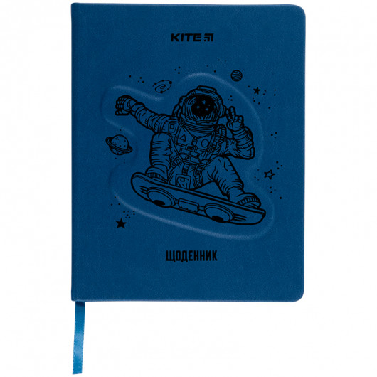 Школьный дневник, твердая обложка, PU, Space skate (K22-264-2) Kite - фото 1