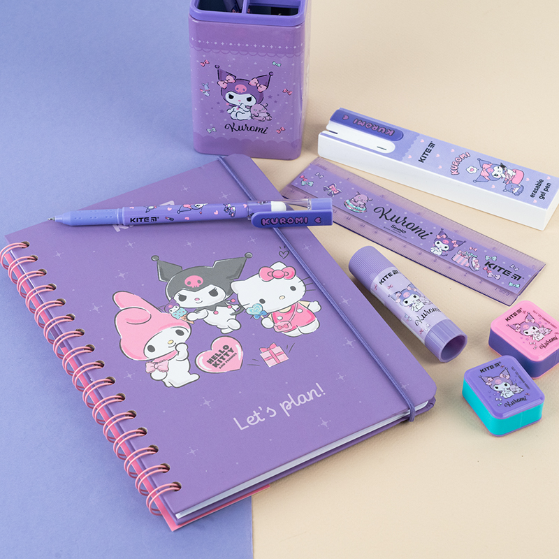 Ежедневник на спирали, твердая обложка, Hello Kitty-1 (HK25-438-1) Kite - фото 1