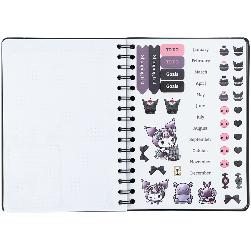 Ежедневник на спирали, твердая обложка, Hello Kitty-2 (HK25-438-2) Kite - фото 4