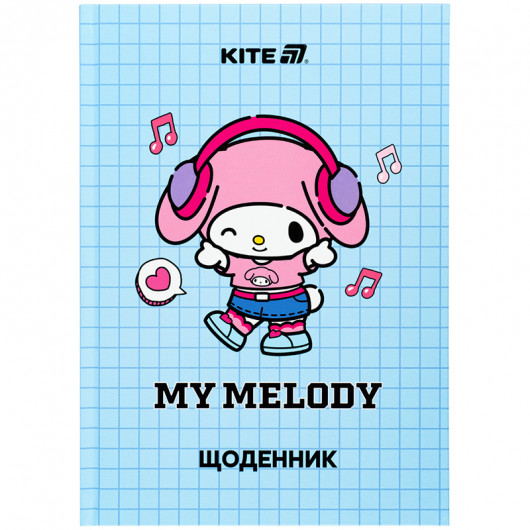 Школьный дневник, твёрдая обложка, Hello Kitty-5 (HK25-262-5) Kite - фото 1