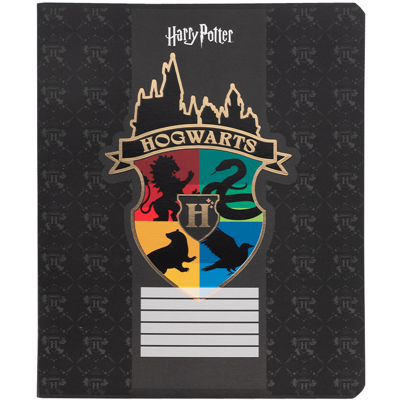 Тетрадь 18 лист., кл., фольга + УФ лак, Harry Potter (HP25-236) Kite - фото 6
